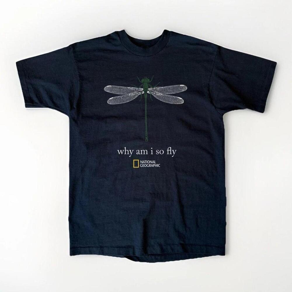 National Geographic Black Dragonfly T-Shirt